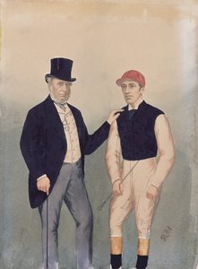 Lord Falmouth and Fred Archer by English School